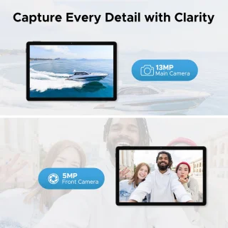 DOOGEE U11 Tablet met toetsenbord Zwart