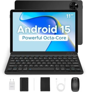 DOOGEE U11 Tablet met toetsenbord Zwart