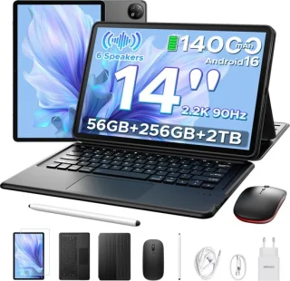 DOOGEE U14 VIP-tablet zwart