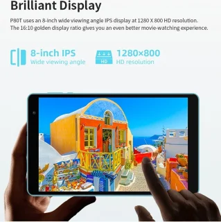 Elementkey Ai-15 8 Inch Tablet 3GB RAM 96GB WiFi Aqua Blauw