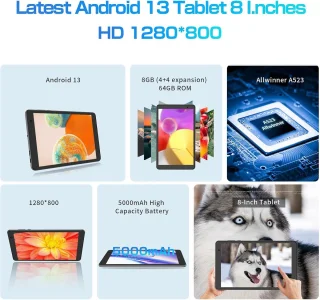 Elementkey Ai-8 Pro TAB8 8-inch Android Tablet 128GB 8GB RAM