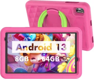 Elementkey Ai-Kids Pro 8 Inch Kindertablet Android 13 Roze