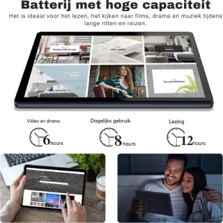Elementkey Ai-Touch 10 Tablet 10.1" 64GB Donkergrijs