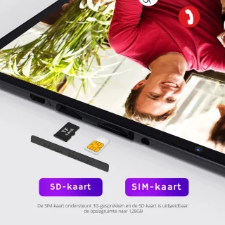 Elementkey Ai-Touch 10 Tablet 10.1" 64GB Donkergrijs