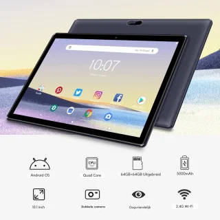 Elementkey Ai-Touch 10 Tablet 10.1" 64GB Donkergrijs