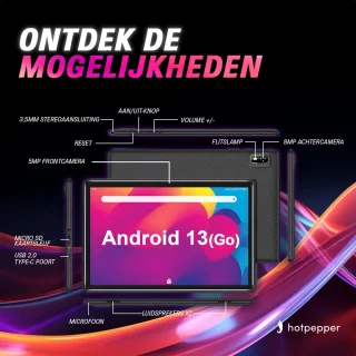 Hot Pepper DT10 Android Tablet 10 Inch 4GB 128GB