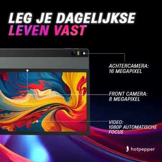Hot Pepper DT50 Tablet 10.95" Full-HD 8GB RAM 256GB Magnetisch Toetsenbord