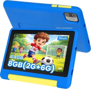 Hotlight Kindertablet 7 inch 8GB RAM 128GB Blauw