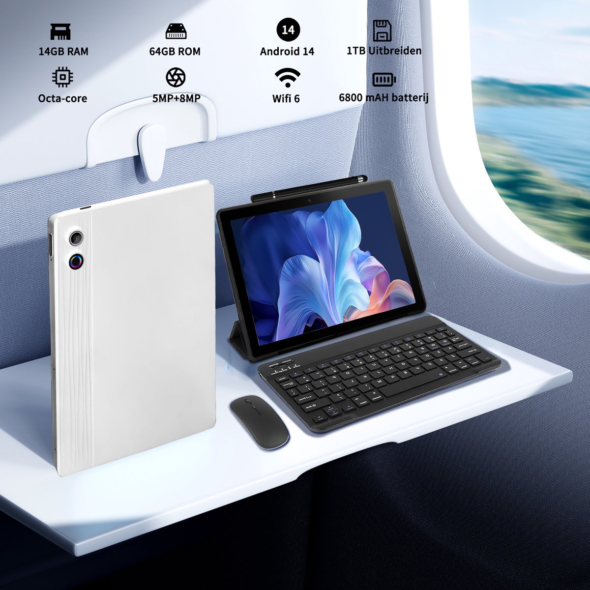 Wat vinden we goed aan de kotsren A7L Android 14 Tablet 11 inch 14GB RAM 64GB Wit