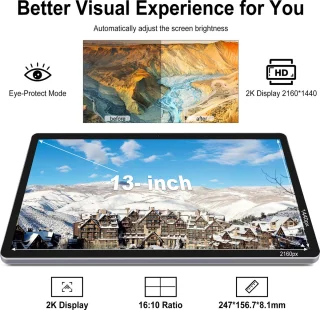 Lipa Onyx III 13 Inch Android Tablet 256 GB 4G