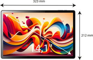 Logicom Tablet 14 XXL 14 Inch 128GB 4GB RAM Zwart WiFi Android 15