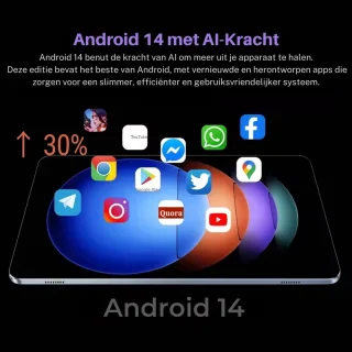 Mookes Tablet Android 11 Inch 16GB 1TB 5G Grey
