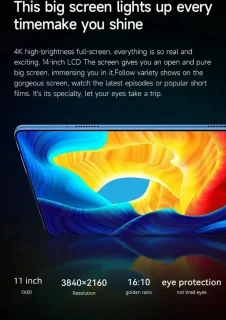 NextTab 2024 11,6 Inch 5G Android Tablet 16GB RAM 1TB Opslag