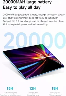 NextTab 2024 11,6 Inch 5G Android Tablet 16GB RAM 1TB Opslag