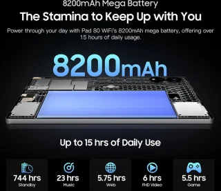 Oscal Blackview Pad 80 10.51" Tablet Grijs