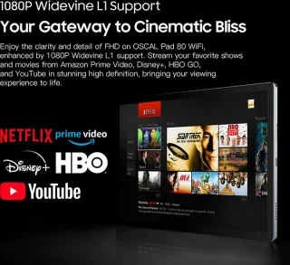 Oscal Blackview Pad 80 10.51" Tablet Grijs