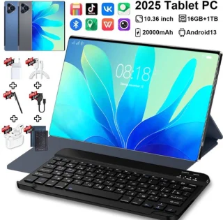 P70 Pro Tablet 10.36 Inch Android Snapdragon 8 Gen 2 16GB 1024GB Blue