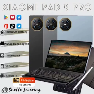 Pad 8 Pro 11" Android Tablet 16GB 1TB 5G Dual Sim Grey