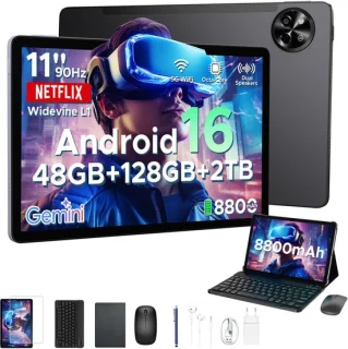 POCKAM P11 — Slimme, complete 11-inch tablet met Android 16 en Gemini AI