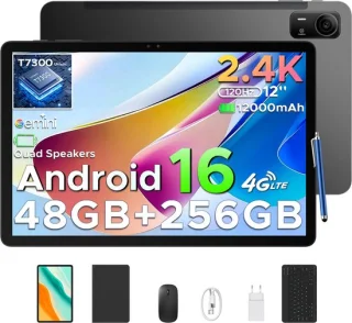 POCKAM P12 Pro Tablet - Zwart