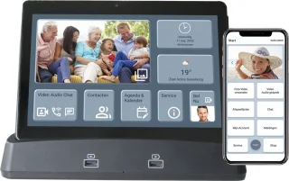 Prifora Senioren Tablet & Digitale Fotolijst WiFi + Sim