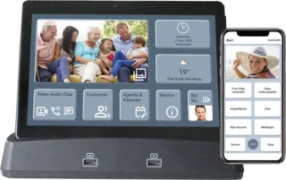 Prifora Senioren Tablet & Digitale Fotolijst WiFi + Sim