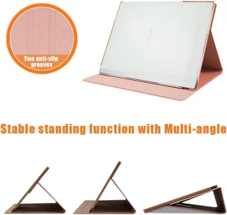 reMarkable 2 digitaal notitieblok met Staedtler stylus en roze hoes