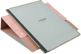 reMarkable 2 digitaal notitieblok met Staedtler stylus en roze hoes