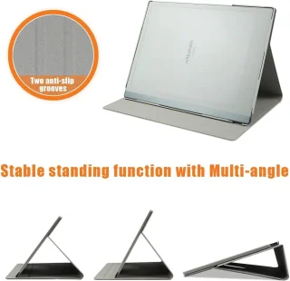 reMarkable 2 tablet met Marker Plus en draaibare grijze hoes