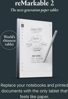 reMarkable 2 Tablet met Marker Plus en Hoes Antraciet