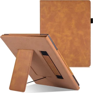 reMarkable 2 tablet met Staedtler stylus en cognac hoes