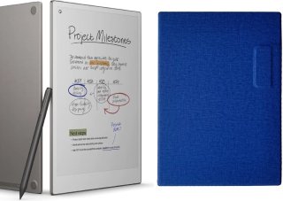 De reMarkable Paper Pro + Marker Plus en Blauwe Magnetische Hoes in één oogopslag