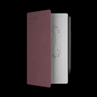 reMarkable Paper Pro met Marker Plus en Burgund Book Folio Hoes