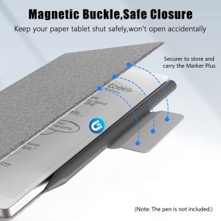 Wat vinden we goed aan de reMarkable Paper Pro Move schrijftablet met Marker Plus en grijze hoes