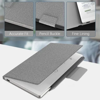 reMarkable Paper Pro Move schrijftablet met Marker Plus en grijze hoes