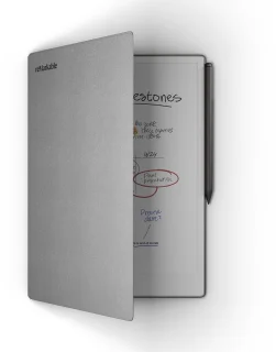 reMarkable Paper Pro Tablet + Marker Plus + Book Folio (Grijs Polymer Weave)