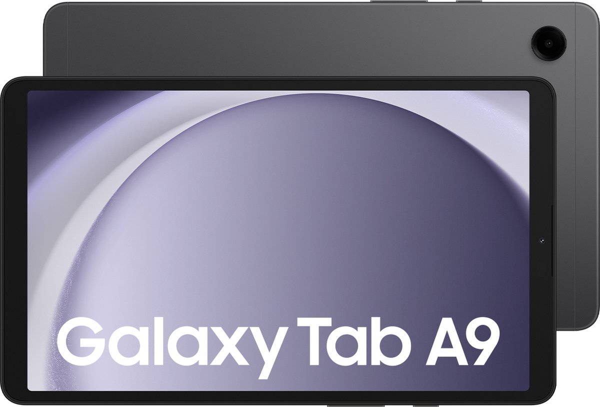 De Samsung Galaxy Tab A9 64GB 4G LTE Grafiet 8.7" in één oogopslag