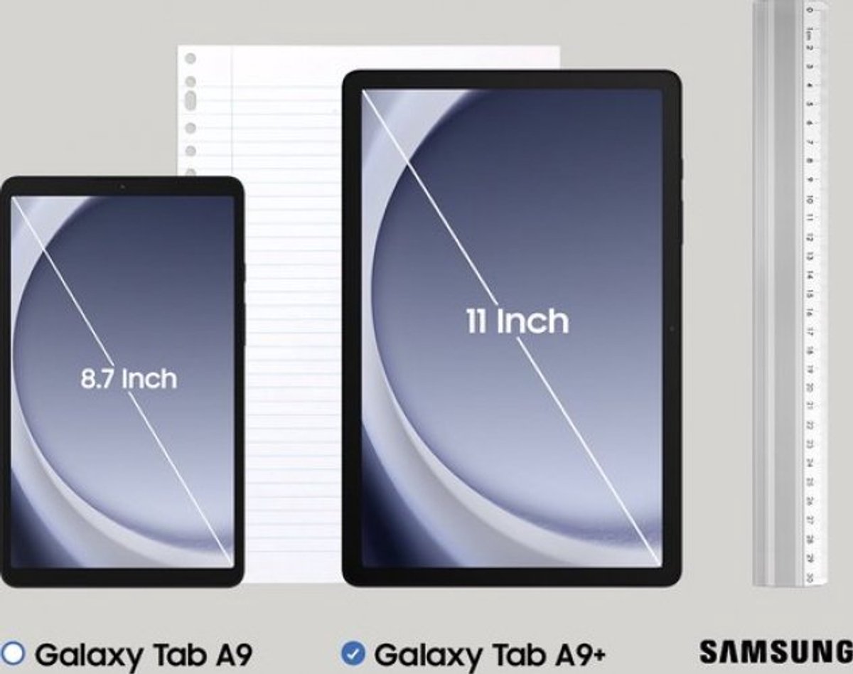 Wat vinden we goed aan de Samsung Galaxy Tab A9 Plus 128GB Silver