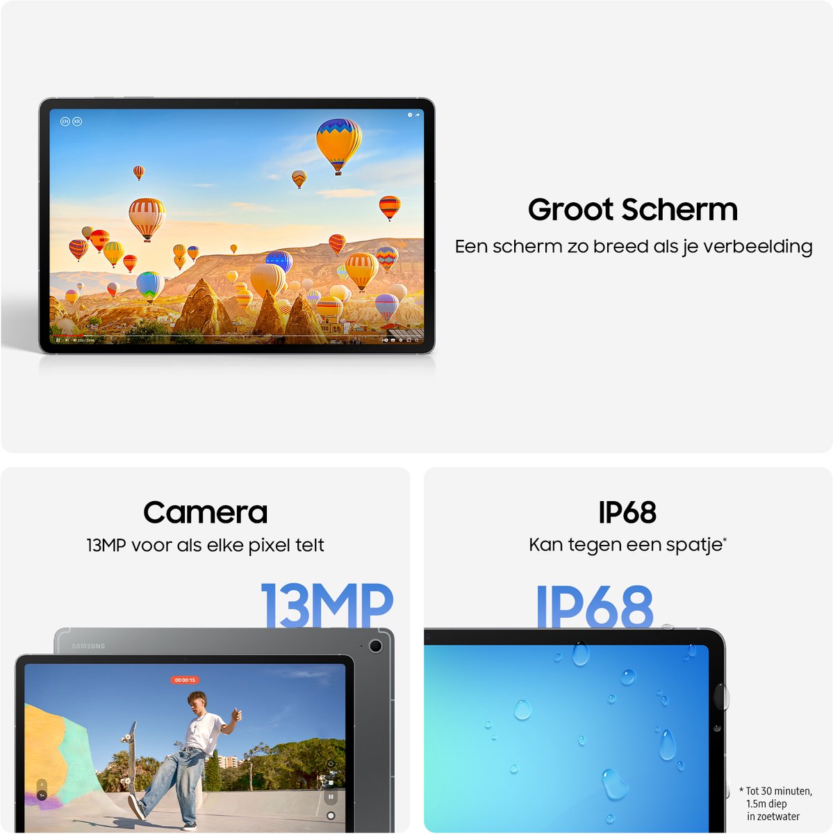 Samsung Galaxy Tab S10 FE Plus 5G 128GB Gray