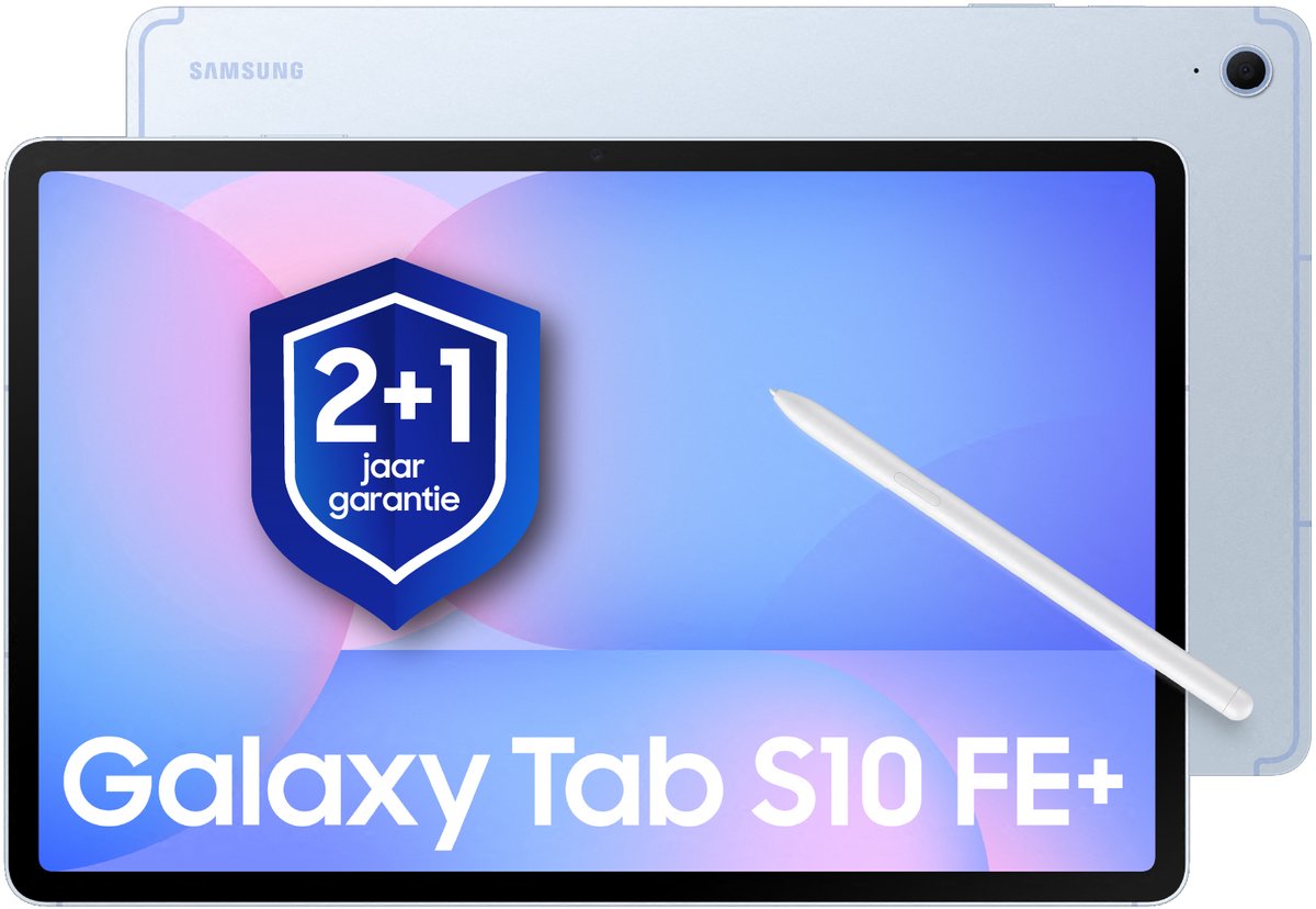 De Samsung Galaxy Tab S10 FE Plus Wi-Fi 128GB Blue in één oogopslag