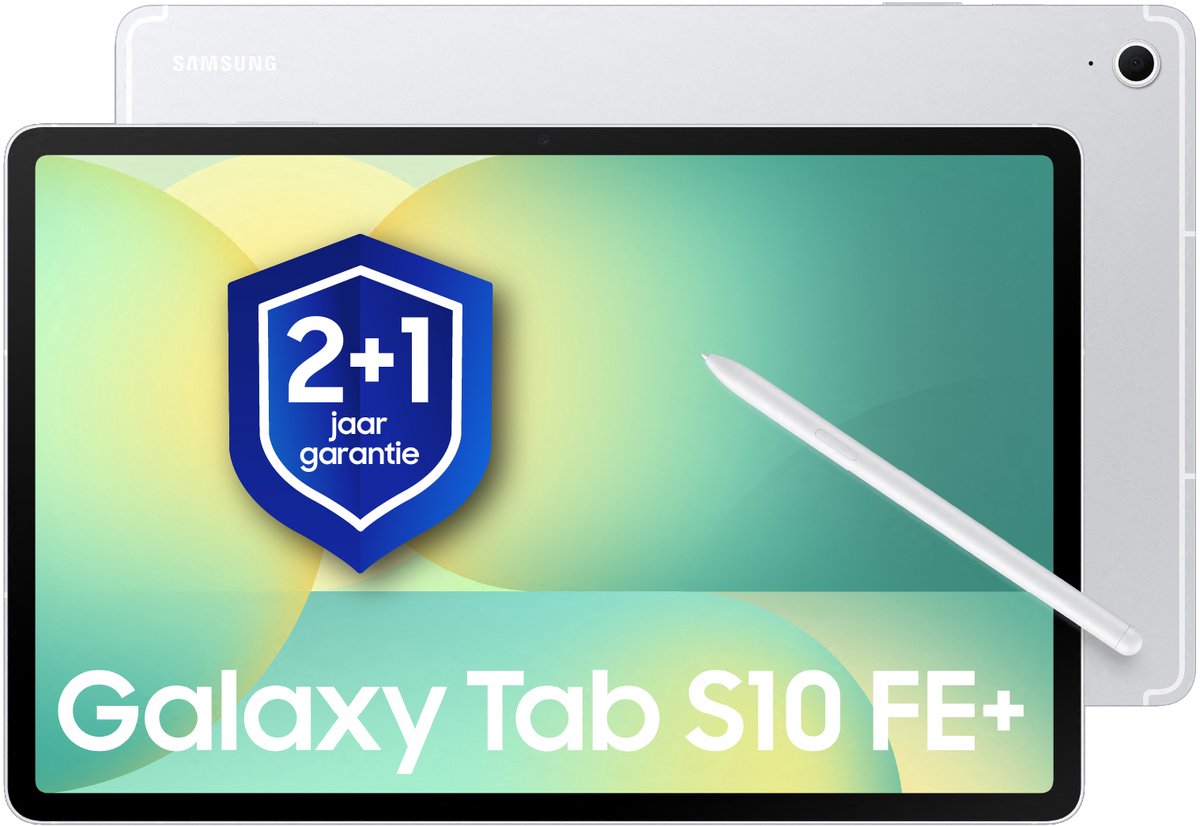 De Samsung Galaxy Tab S10 FE Plus Wi-Fi 128GB Silver in één oogopslag