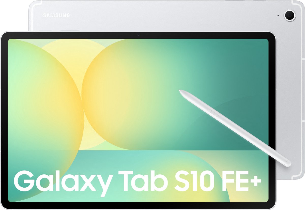 De Samsung Galaxy Tab S10 FE Plus Wifi 256GB Silver in één oogopslag