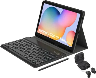 Samsung Galaxy Tab S6 Lite 2024 WiFi 64GB Grijs + Buds FE + Keyboard Cover
