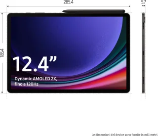 Samsung Galaxy Tab S9 Plus 256GB WiFi Graphite