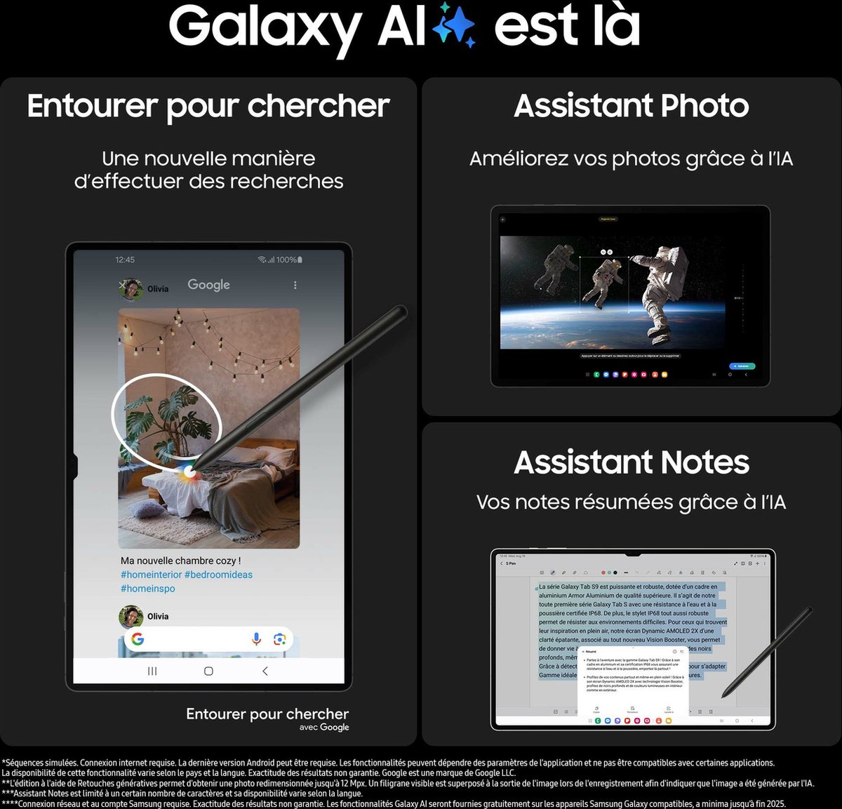 Samsung Galaxy Tab S9 Ultra WiFi 256GB Graphite