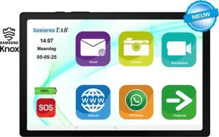 SeniorenTAB Plus tablet Samsung 11 inch 64GB zwart