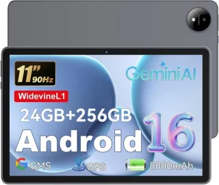 SnelShoppen - 11 inch tablet Android 16 grijs