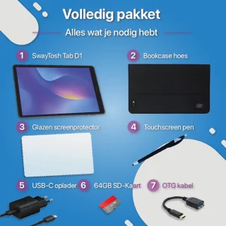 SwayTosh Tab D1 PRO 7 inch 4G Tablet 128GB Android 13