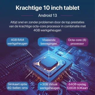 SwayTosh Tab D2 PRO 10 inch tablet met keyboard case