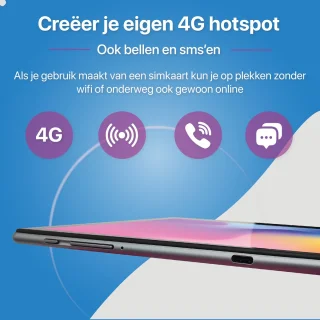 SwayTosh Tab D2 PRO 10 inch tablet met keyboard case